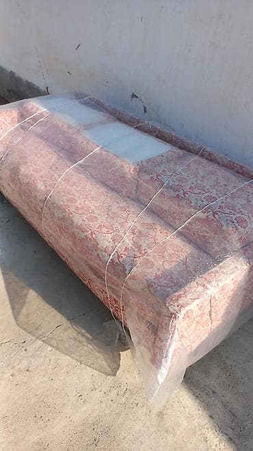 бу тапчандар: Двухъярусная детская кровать, Б/у, ЛДСП, цвет - Оранжевый — 7