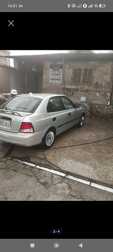 2106 2107: Hyundai Accent: 2002 г., Автомат, Бензин, Хэтчбэк — 4