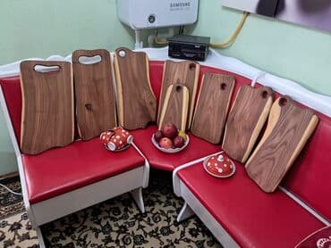 Деревянные кухонные аксессуары ручной работы. Что включено: -