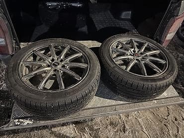 резина 225 45 18: Дөңгөлөктөр монтажда 225 / 50 / R 18, Кыш, Колдонулган, Комплект, Жеңил унаалар, Куйма, тешиктери - 5 — 1