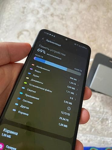 Техника и электроника: Samsung Galaxy A12, с коробкой. Основные характеристики: - Экран 6.5" — 4