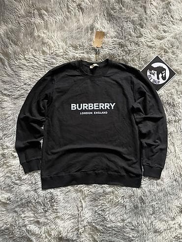 Толстовки: Мужская толстовка, M, Burberry, Новый, цвет - Черный — 1