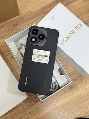 Honor 400 Lite, Б/у, 8 ГБ, цвет - Черный, 2 SIM
