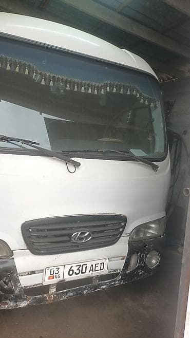 картонный домик: Hyundai County (микроавтобус/небольшой автобус) - Кузов: белый — 5