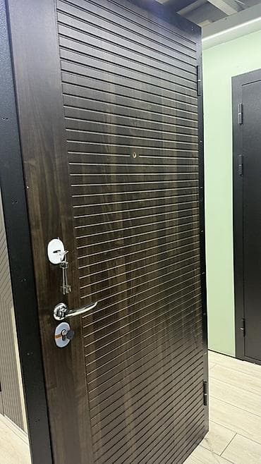 кованые: Двери для домов и квартир, Металлическая, Со стеклом, цвет - Серый — 5