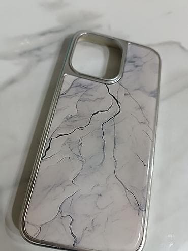 iphone 15 чехол: Чехол для iPhone 15 с мраморным рисунком — 1