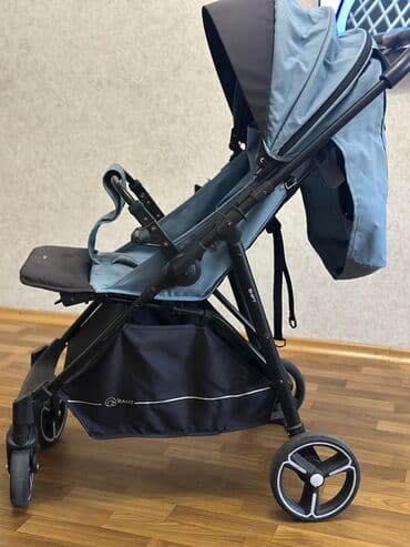 прогулочные коляски cam: Коляска, цвет - Голубой, Б/у — 4