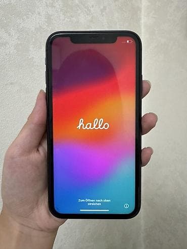 IPhone 11, Б/у, 128 ГБ, Черный, Зарядное устройство, Чехол — 1