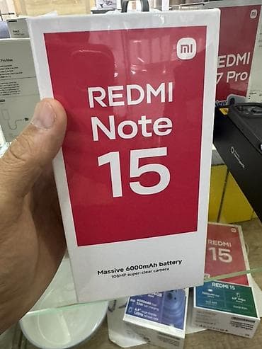 Redmi, Redmi Note 15, 256 ГБ, түсү - Кара lalafo.kg да Redmi, Redmi Note 15, 256 ГБ, түсү - Кара