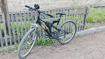 телескопическая вилка: Горный велосипед, Рама S (145 - 165 см), Сталь, Б/у — 1