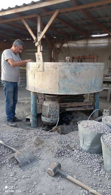 мишалка бетонный: Бетономешалка Принудительная, Большая (более 300 л) — 2