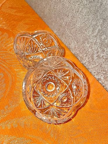 Продаются хрустальные вазочки-вареньицы Ваза, фото 2-3 Материал — 5