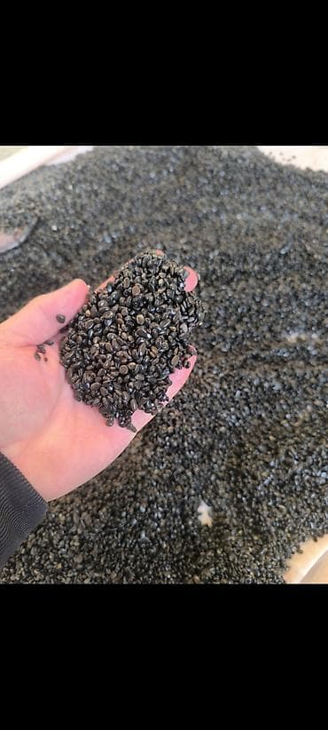 абс пластик: Гранулы пластика (черные/темно‑серые) сотилади аквариумга — 1