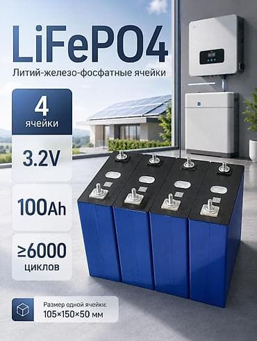 international: 🔋Аккумулятор LiFePO4 100Ah • До 8000 циклов • Быстрая зарядка 1C • — 1