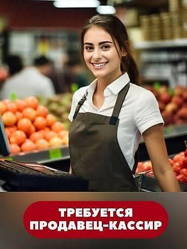 Требуется Кассир, График: Сменный график, 1-2 года опыта, Форма, Полный рабочий день at lalafo.kg Требуется Кассир, График: Сменный график, 1-2 года опыта, Форма, Полный рабочий день