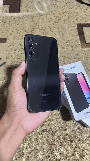 surface 7 pro: Samsung Galaxy A24 4G, Б/у, 128 ГБ, цвет - Черный, 2 SIM — 4