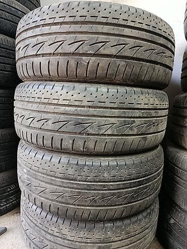 Шины 215 / 50 / R 17, Лето, Б/у, Комплект, Легковые, Япония, Bridgestone