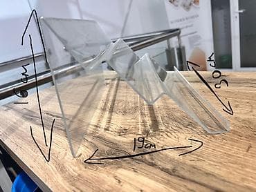 принадлежности для аквариума: Прозрачная акриловая подставка-органайзер с 3 ступенями. Подставка для — 2