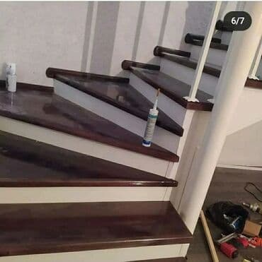 фасадные работы под ключ: Лестница тепкич ступенька лестницы заказ алабыз баардык турун жазайбыз — 20