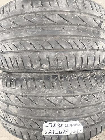 9 r20: Шины 275 / 35 / R 19, Лето, Б/у, Пара, Легковые, Sailun — 1