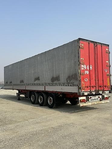 belarus mtz 82 1: Прицеп, Schmitz Cargobull, Тентованный — 1