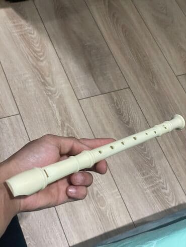 Гитары: Сопрано-рекордер (блокфлейта) из пластика, цвет слоновая кость. - — 2