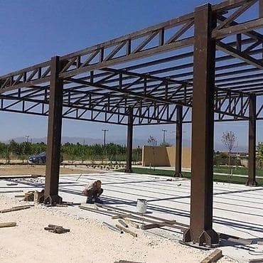 solutions upper: Навес, Арочный, Металл, Поликарбонат, Установка — 1