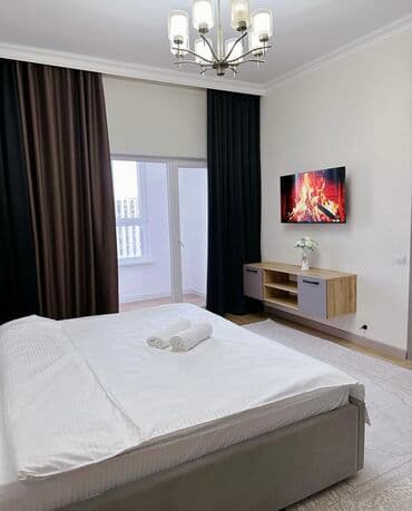 квартиры на ночь бишкек: 1 комната, Постельное белье, Банные принадлежности, Бытовая техника — 2