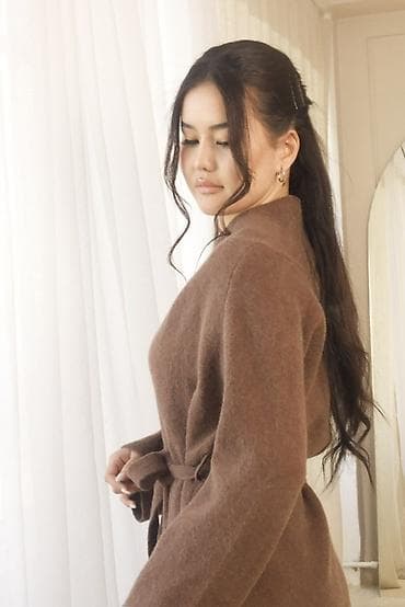 платье футляр теплое: Кардиган, Трикотаж, Средняя модель, Осень-весна — 3