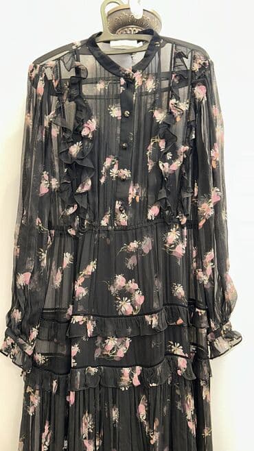 длинное леопардовое платье: Zimmerman original 3 размер — 2