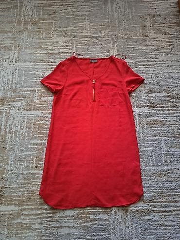 юбка карандаш летняя: Женский комплект одежды (несколько позиций) 1) Платье-туника красного — 1