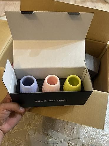 Посуда: Набор керамических эспрессо-чашек Cocińare KissCup (EPEIOS Coffee — 3