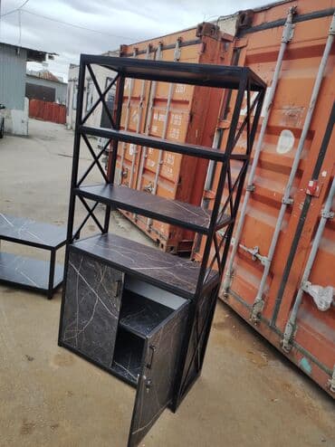 шкаф с полочками: Стеллаж
Стеллаж с шкафом в наличии и на заказ — 1