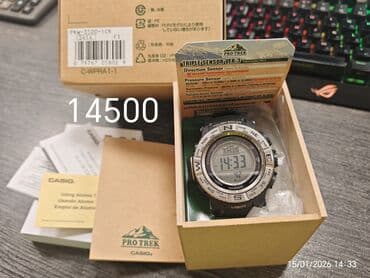 Кол сааттар: Продаю часы Casio Protrek G-Shock цены на фото. Скину детальный видео — 4