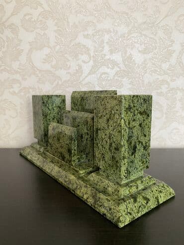 камни для аквариума: Органайзер выполнен из натурального камня змеевик. Стильные дополнение — 3