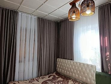 third edition solutions: Комплект штор, Атлас, Светонепроницаемая, Готовое изделие, Новый, Для спальни — 1