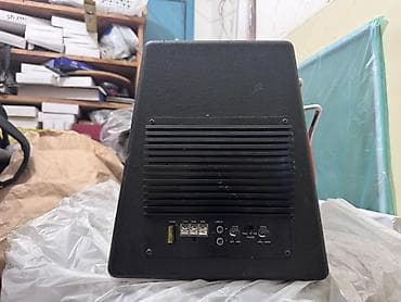 авто чихол: Активный сабвуфер с фазоинвертором для автомобиля - Формат — 2