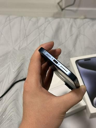 iphone 16 pro mac: IPhone 15 Pro Max, Б/у, 256 ГБ, Blue Titanium, Коробка, 89 % — 5