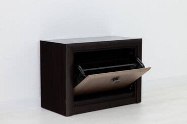 офисные мебели: Тумба для обуви 1Д, коллекции Коен МДФ, Штрокс Темный, БРВ Брест — 5
