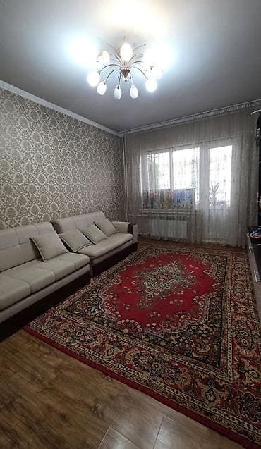 105 квартира: 3 комнаты, 64 м², Аламедин-1 мкр 105 серия, 2 этаж, Косметический ремонт — 3