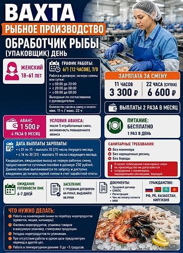 Работа: Требуется Упаковщик, Оплата: Еженедельно, Дважды в месяц, Без опыта — 1