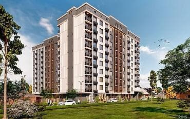 1 комната, 46 м², Элитка, 2 этаж, Готовая ПСО (под самоотделку)