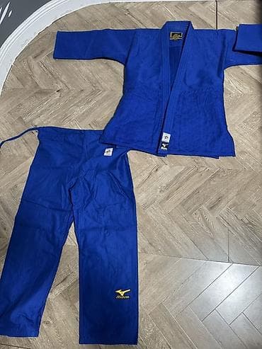 Мужской спортивный костюм, Mizuno, Новый, цвет - Синий, Платная доставка