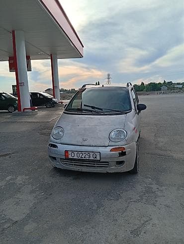 Транспорт: Daewoo Matiz: 1999 г., 0.8 л, Кол менен иштөөчү, Бензин, Хетчбек — 4