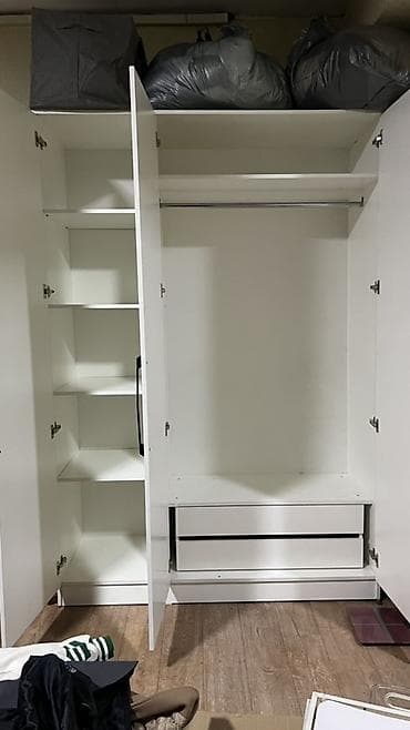 berber mirror second hand: Шифоньер, шкаф для одежды, Б/у, Прямой — 2