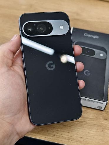 Google Pixel 9, Б/у, 128 ГБ, цвет - Черный, 1 SIM, eSIM
