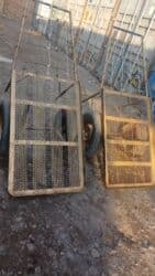 тележки для инструментов: Садово-строительная тачка и тележка, Стальная, Двухколесная — 3