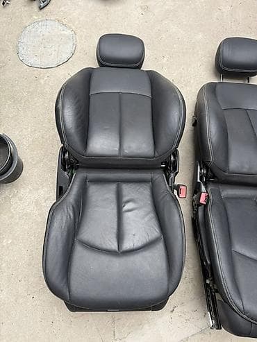 Автозапчасти: Комплект сидений, Кожа, Mercedes-Benz Б/у — 1