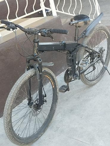 Складной горный велосипед 26" - Рама: складная, алюминиевая/стальная