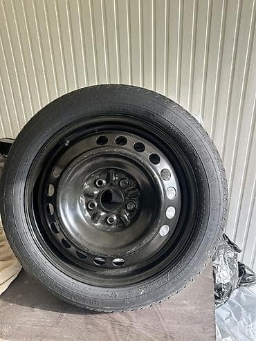 крепление запаски: Колеса в сборе 155 / 70 / R 17, Запаска, Железные, отверстий - 5 — 2